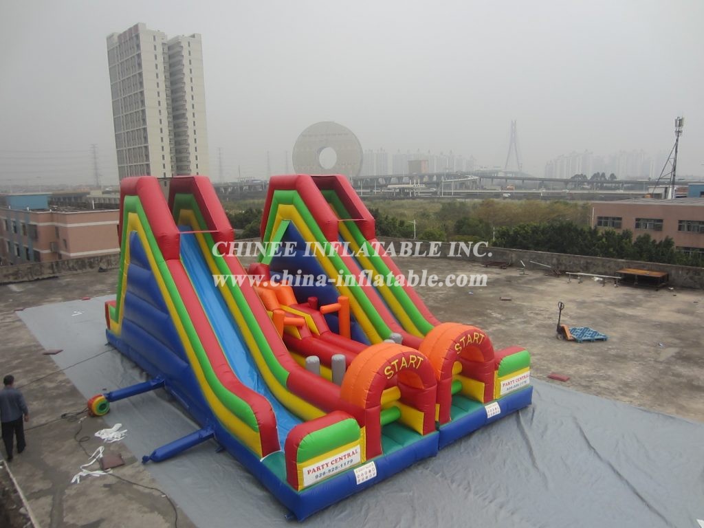 T8-1432 Giant Long Adults Inflatable Slides