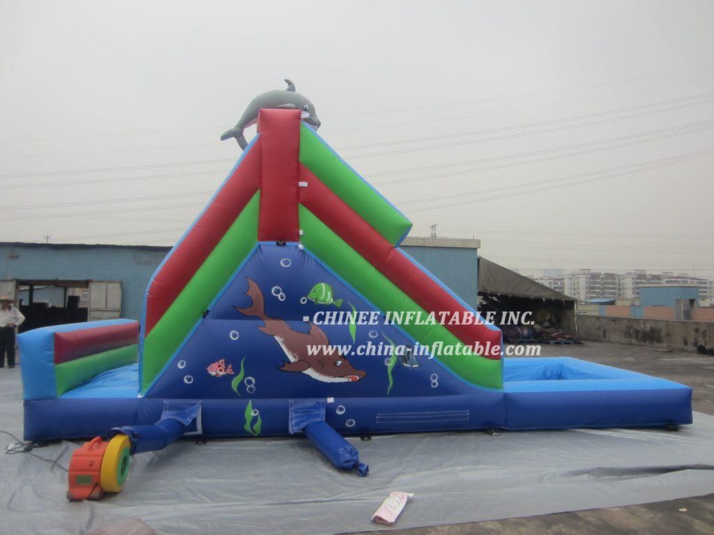 T8-592 Dolphin Inflatable Slide