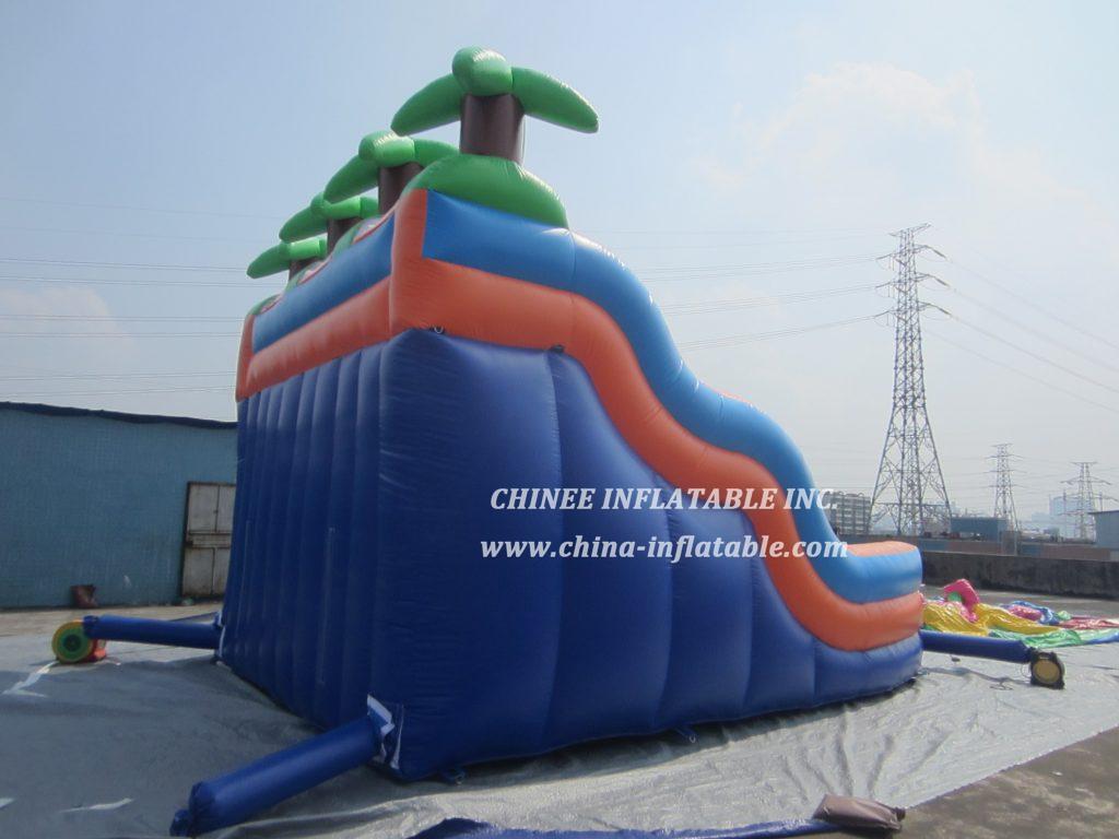 T8-1430 Trees Inflatable Slide