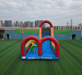 T8-324 Inflatable Giant Slide with Obsta...