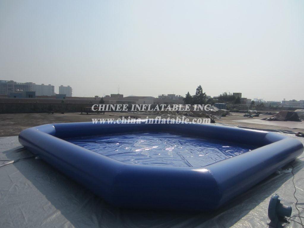 Pool1-557 Large Deep Blue Inflatable Pool