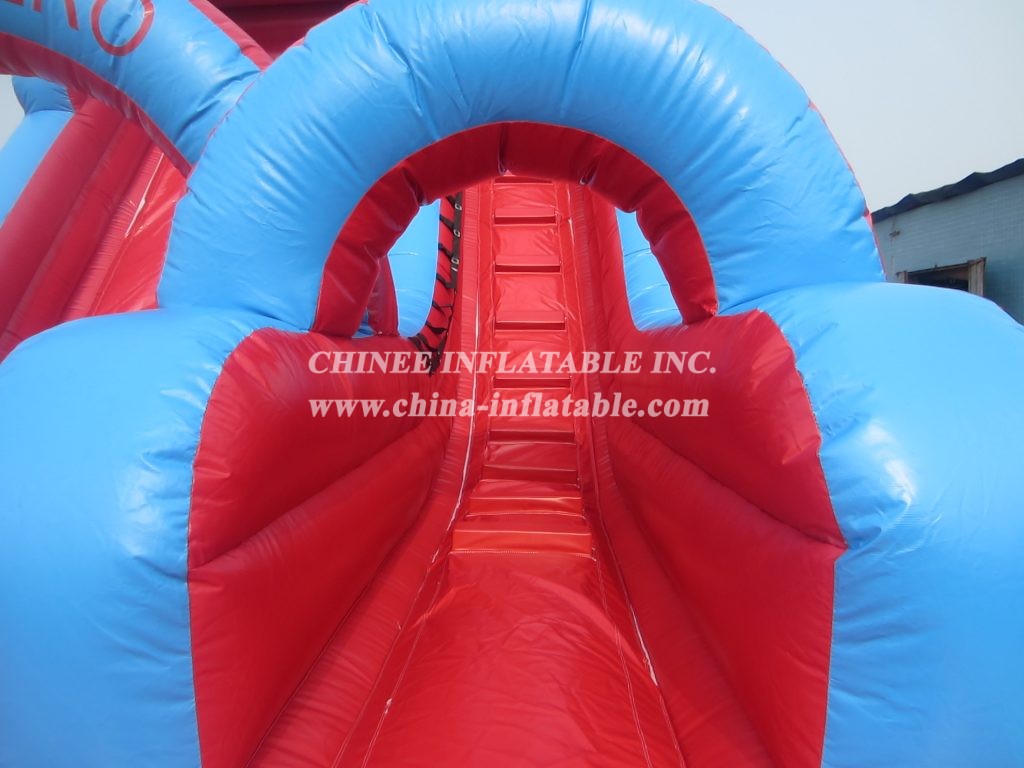 T8-2102 Superman Superhero Inflatable Slide