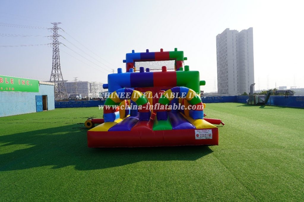 T7-317B Lego Inflatable Obstacles Courses