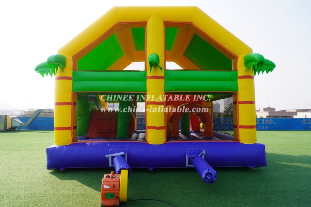 T2-3480B Bouncy House Jumping Inflatable Lion Theme Kids Combo