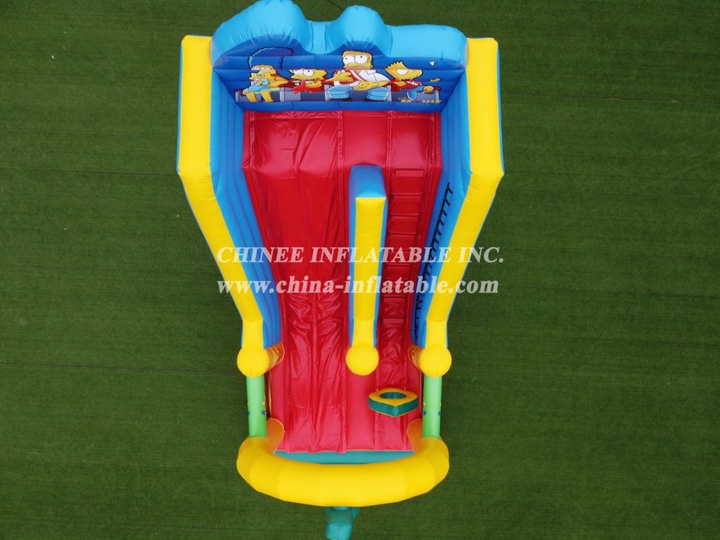 T8-3801 The Simpsons Inflatable Dry Slides