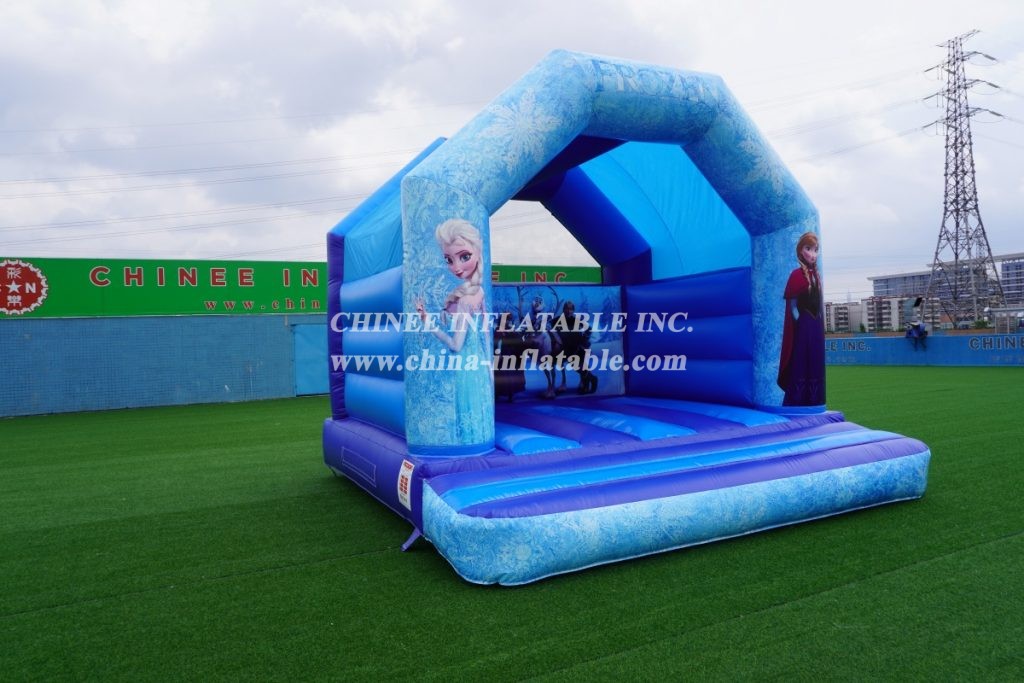 T2-3488B Disney Frozen Bouncy House Commercial Castle Jumper