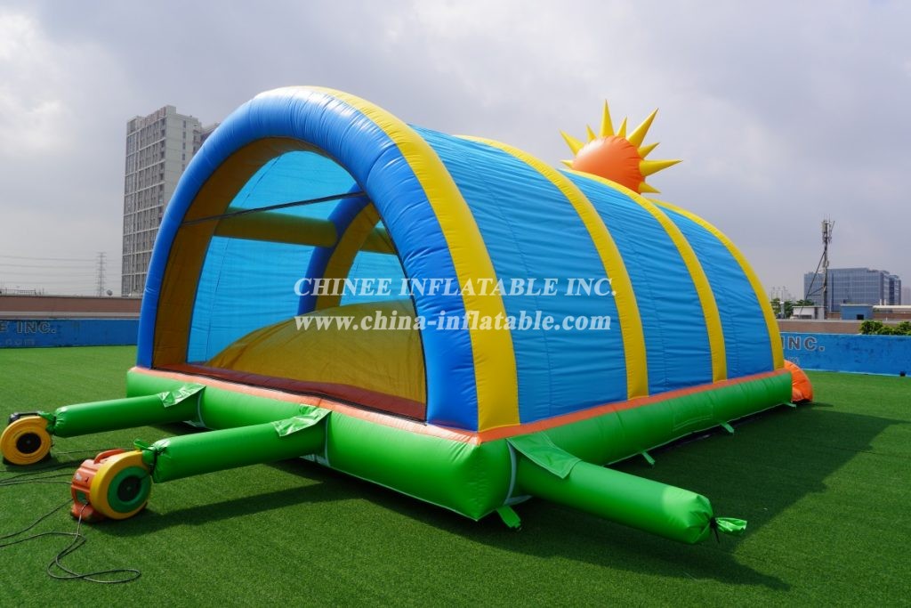 T11-1316 Air Mountain With Roof Inflatable Sport Game Kids Party Game