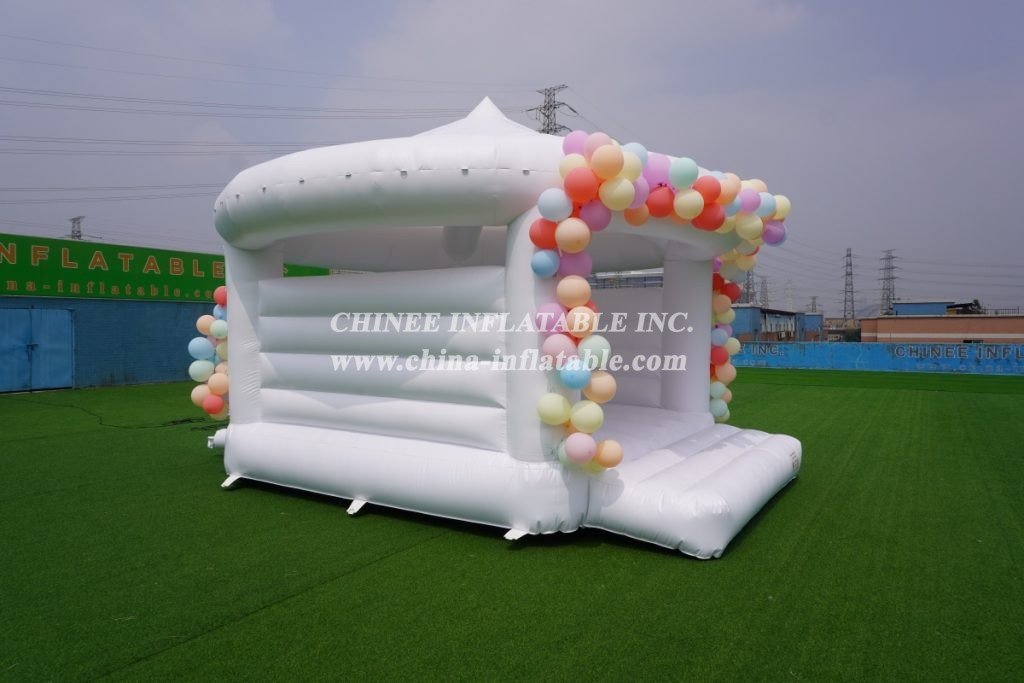 T2-3491B Outdoor White Inflatable Wedding Party Tent Bounce House