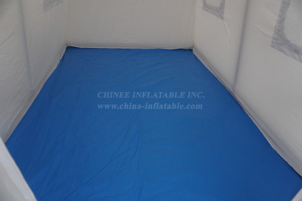 Tent1-4718 Portable Inflatable Medical Shelter With Clear Windows For Emergency Response