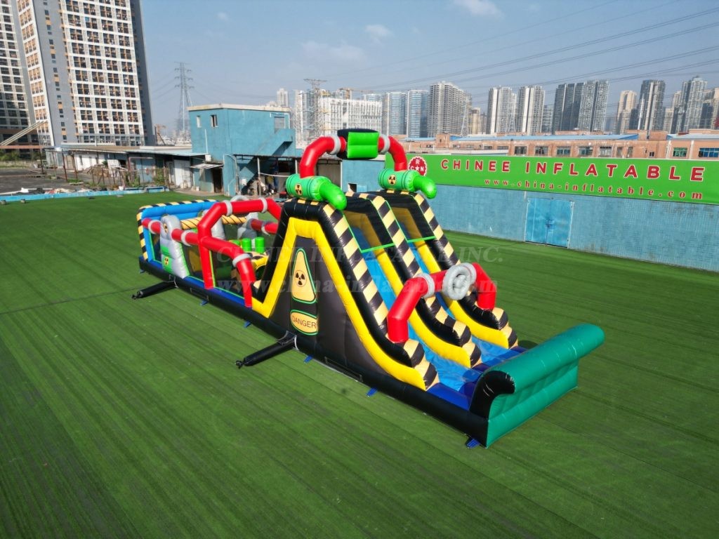 T7-1373 Toxic Inflatable Obstacle Course