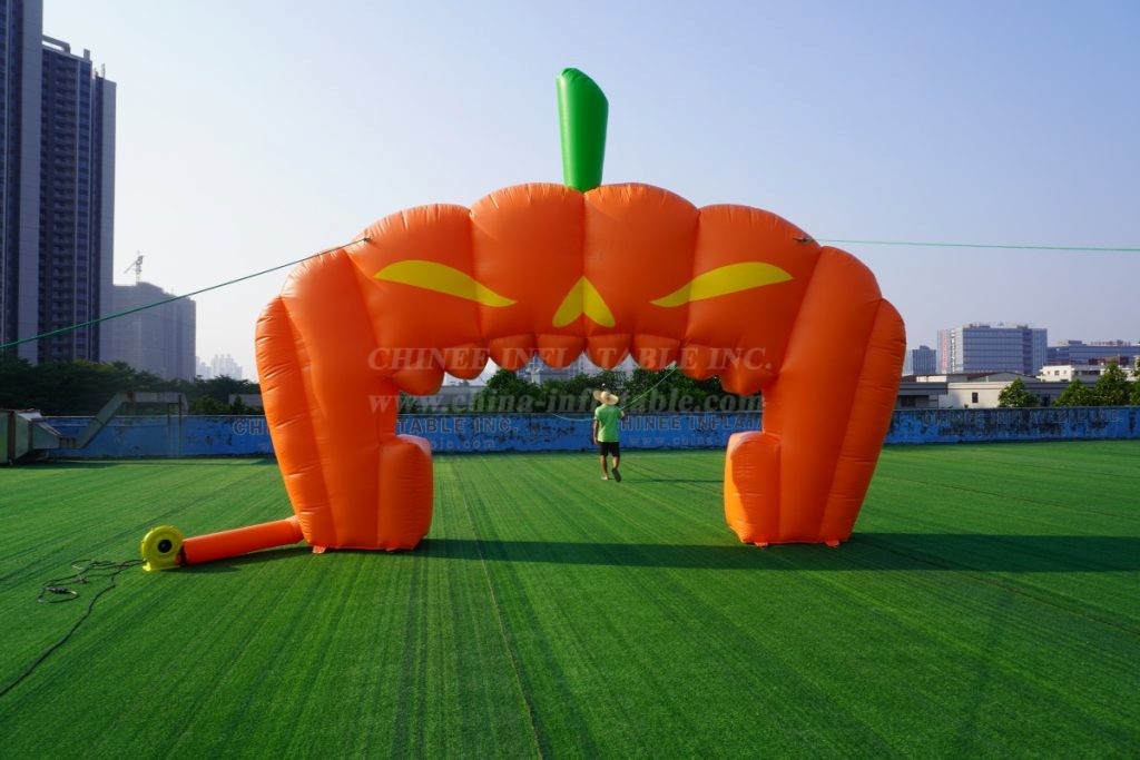 Arch2-510 Halloween Inflatable Pumpkin Archway