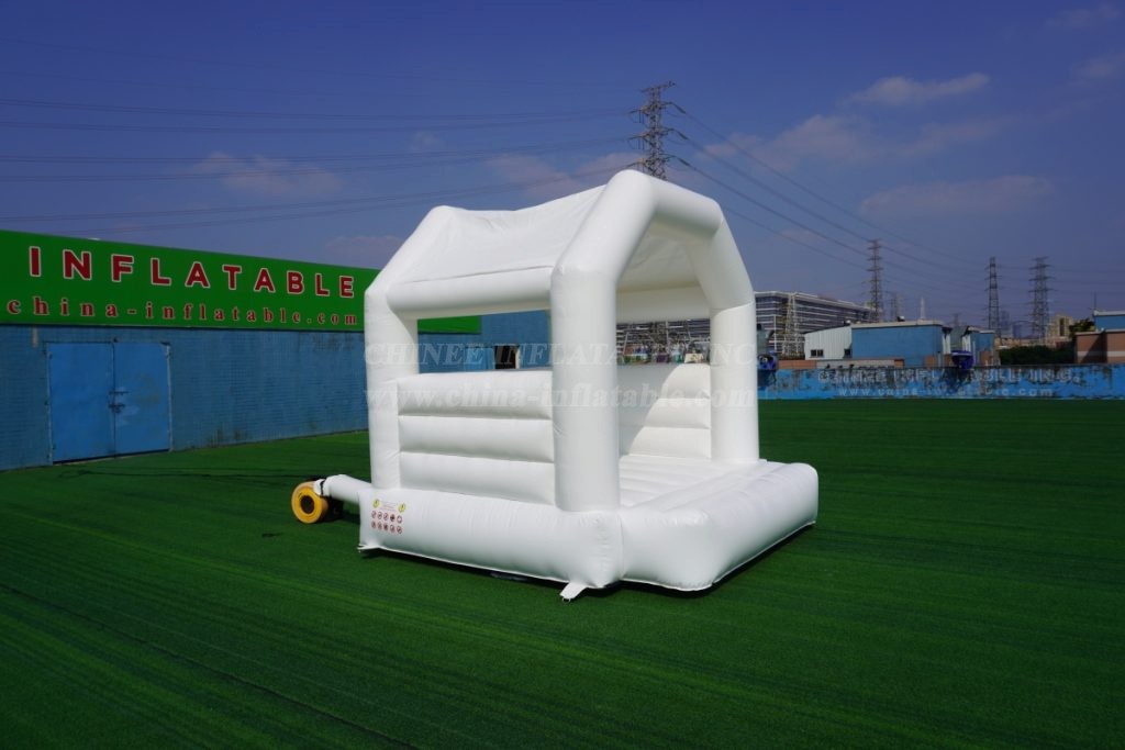 T2-3553B White Wedding Bounce House