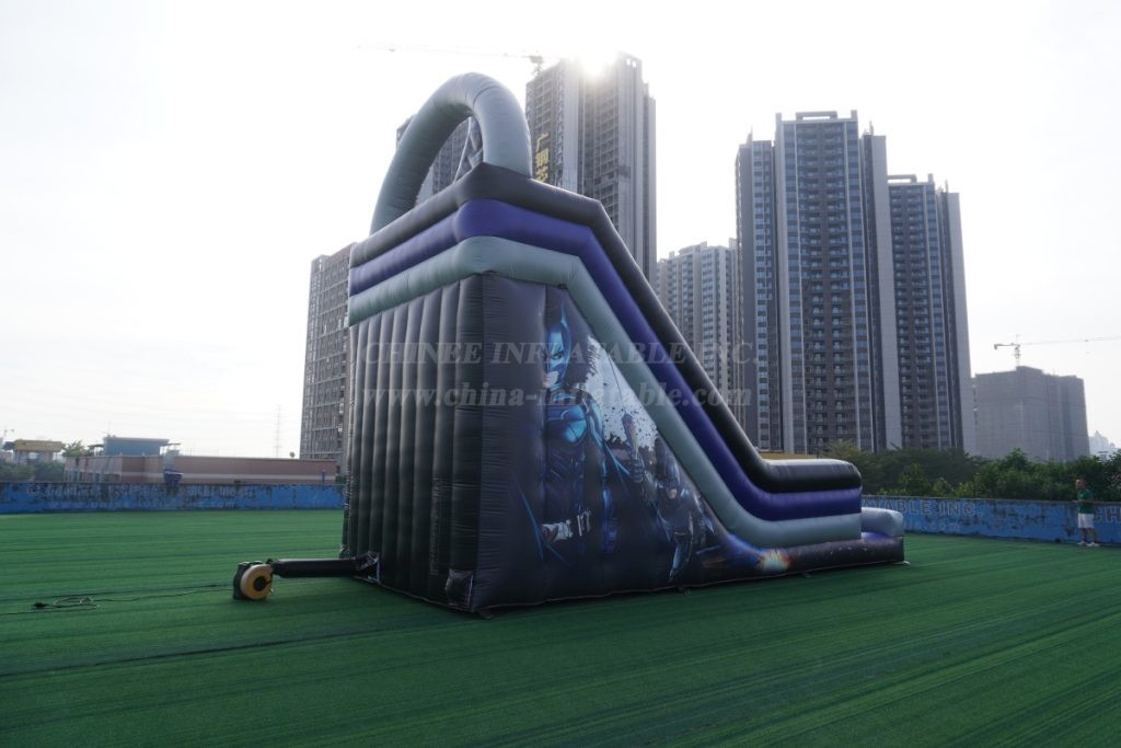 T8-3813A Batman theme inflatable slide